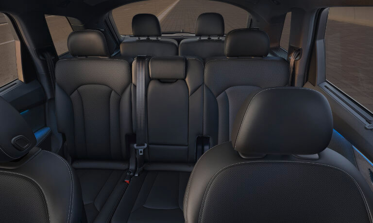 2025 Audi Q7 interior rear seating
