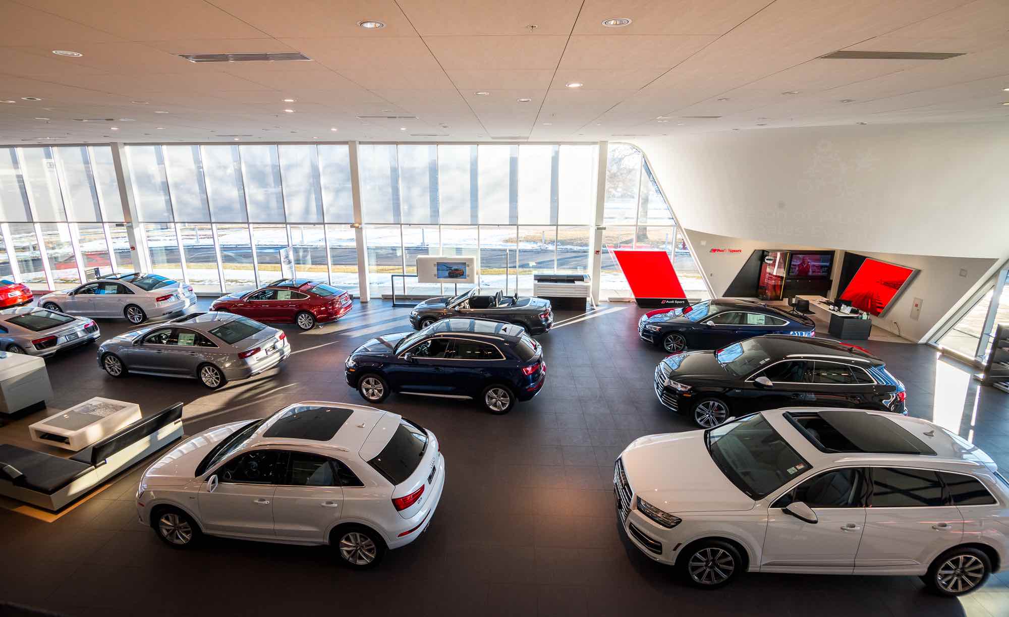 Audi Hoffman Estates Showroom and Interior