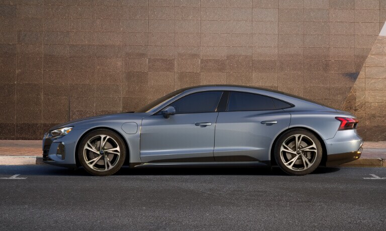 2023 Audi e-tron GT exterior parked on side of road