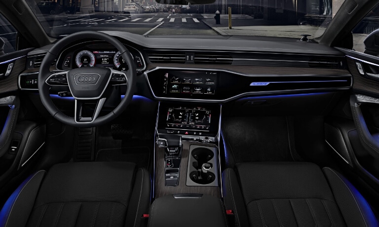 2023 Audi A7 interior front seats and dash