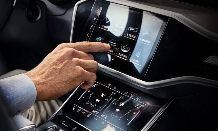 2021 Audi A7 interior infotainment