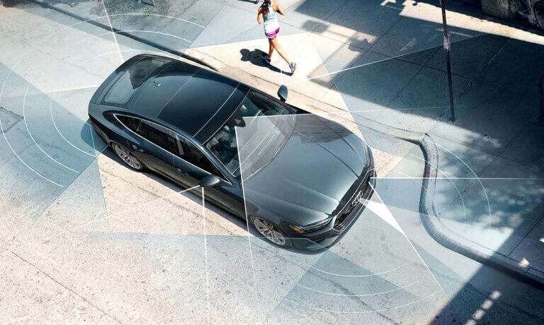 2021 Audi A7 exterior safety sensors