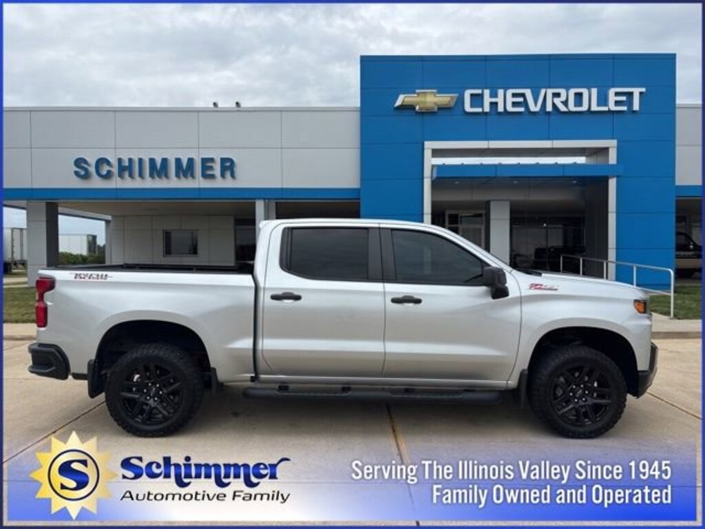 Used 2021 Chevrolet Silverado 1500 Custom Trail Boss Truck Crew Cab