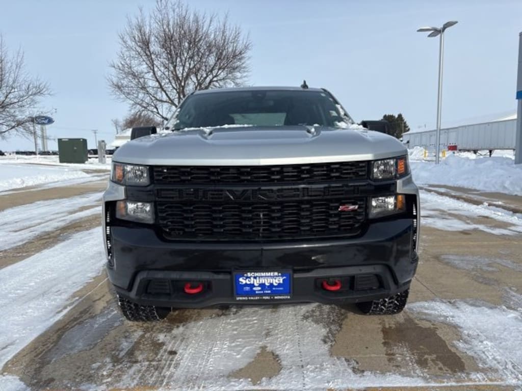 Used 2021 Chevrolet Silverado 1500 Custom Trail Boss Truck Crew Cab