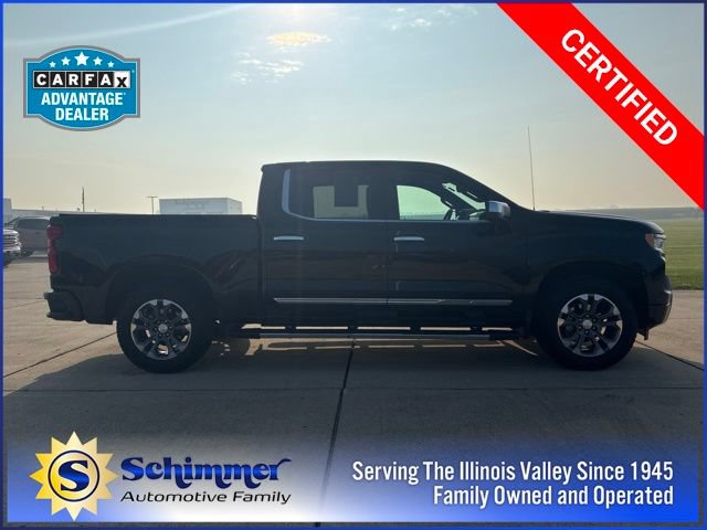 Black 2024 Chevrolet Silverado 1500 Pickup Truck Four-Wheel Drive Automatic