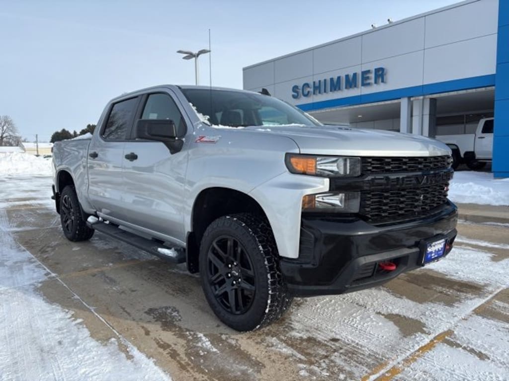 Used 2021 Chevrolet Silverado 1500 Custom Trail Boss Truck Crew Cab