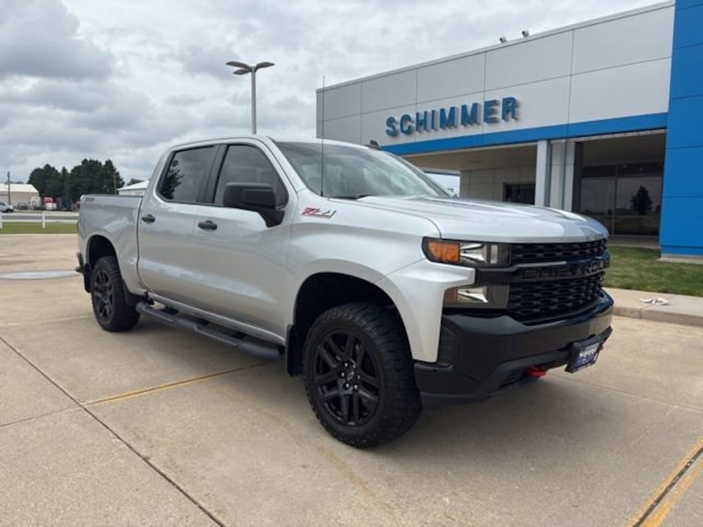 Used 2021 Chevrolet Silverado 1500 Custom Trail Boss Truck Crew Cab