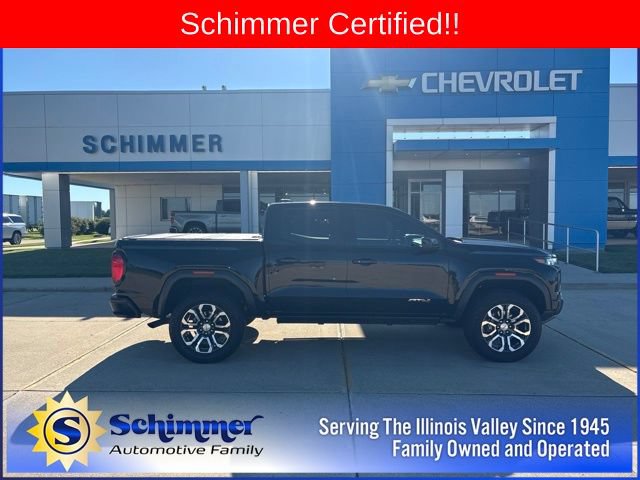 Onyx Black 2023 GMC Canyon Pickup Truck Four-Wheel Drive Automatic