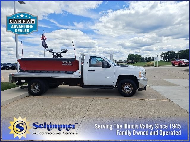 Summit White 2011 Chevrolet Silverado 3500HD Pickup Truck Four-Wheel Drive Automatic