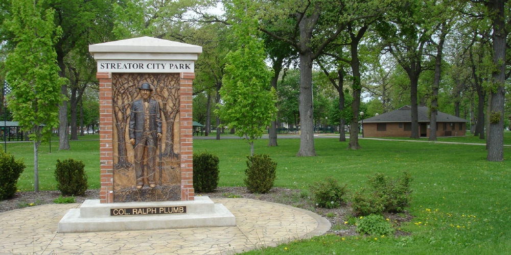 Streator IL City Park in Illinois