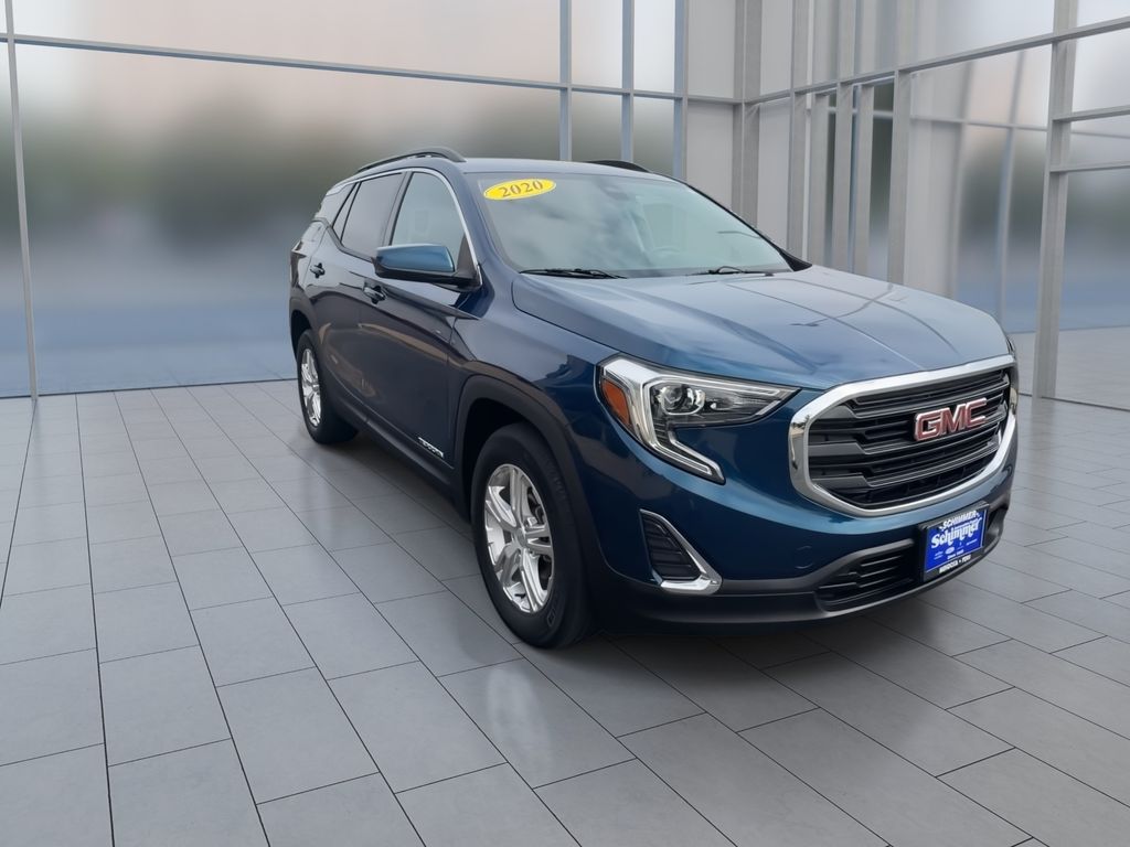 Used 2020 GMC Terrain SLE with VIN 3GKALMEV0LL309812 for sale in Peru, IL