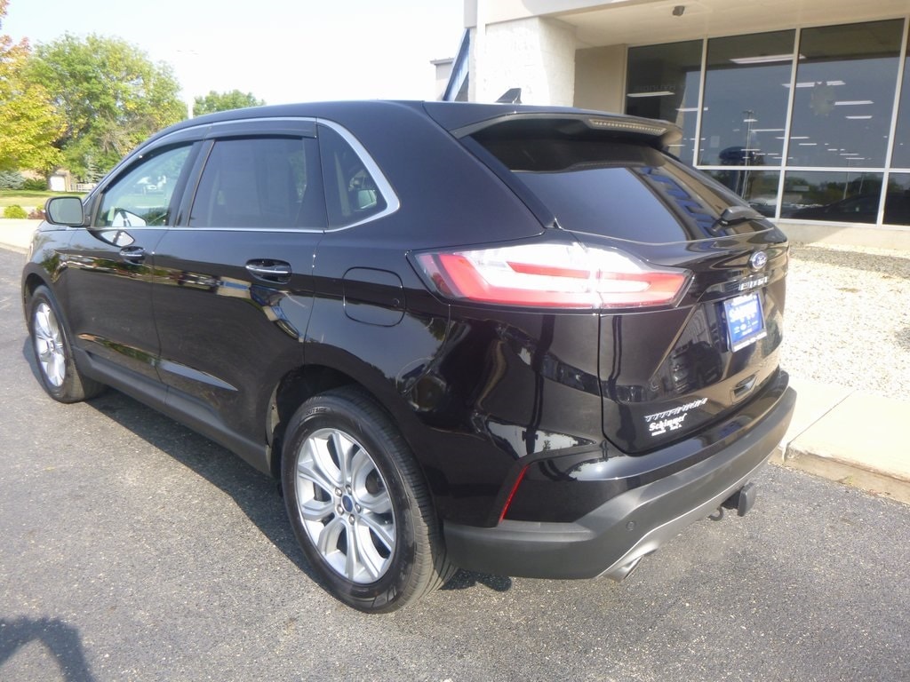 Used 2021 Ford Edge Titanium with VIN 2FMPK4K90MBA29347 for sale in Peru, IL