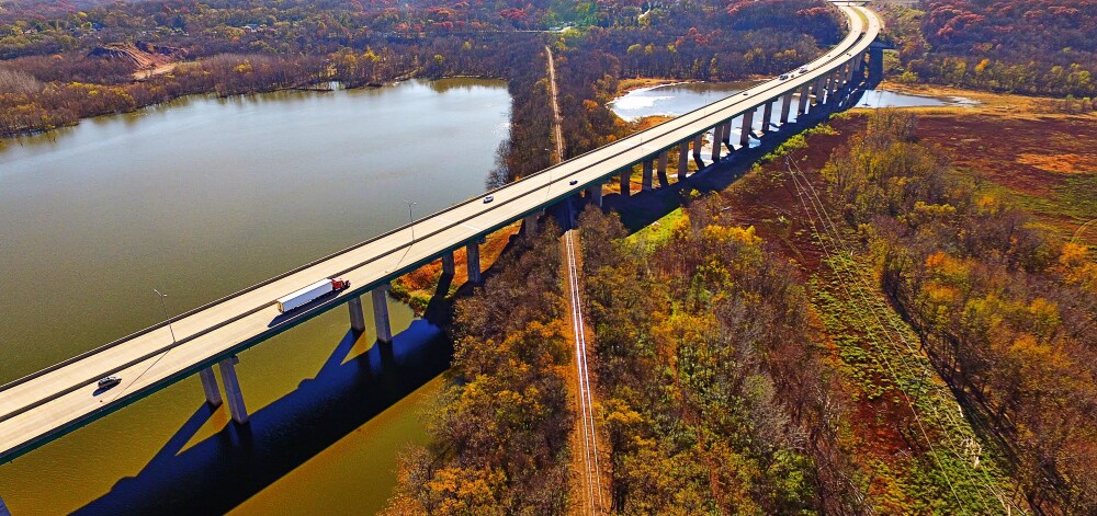 Illinois River in Peru, IL