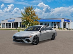 2026 Hyundai Elantra Hybrid Blue Sedan