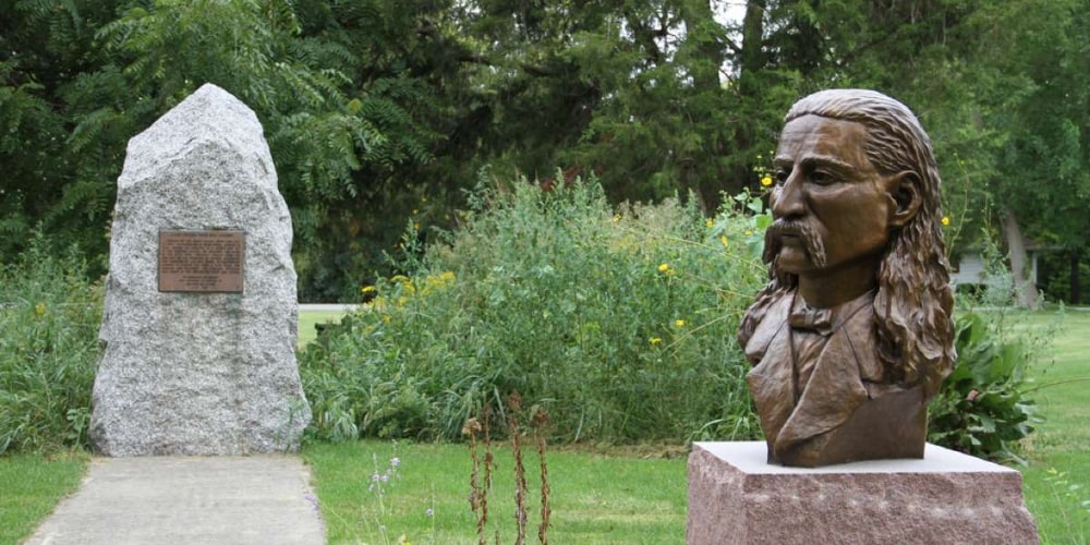 Memorial Statue in Troy Grove IL