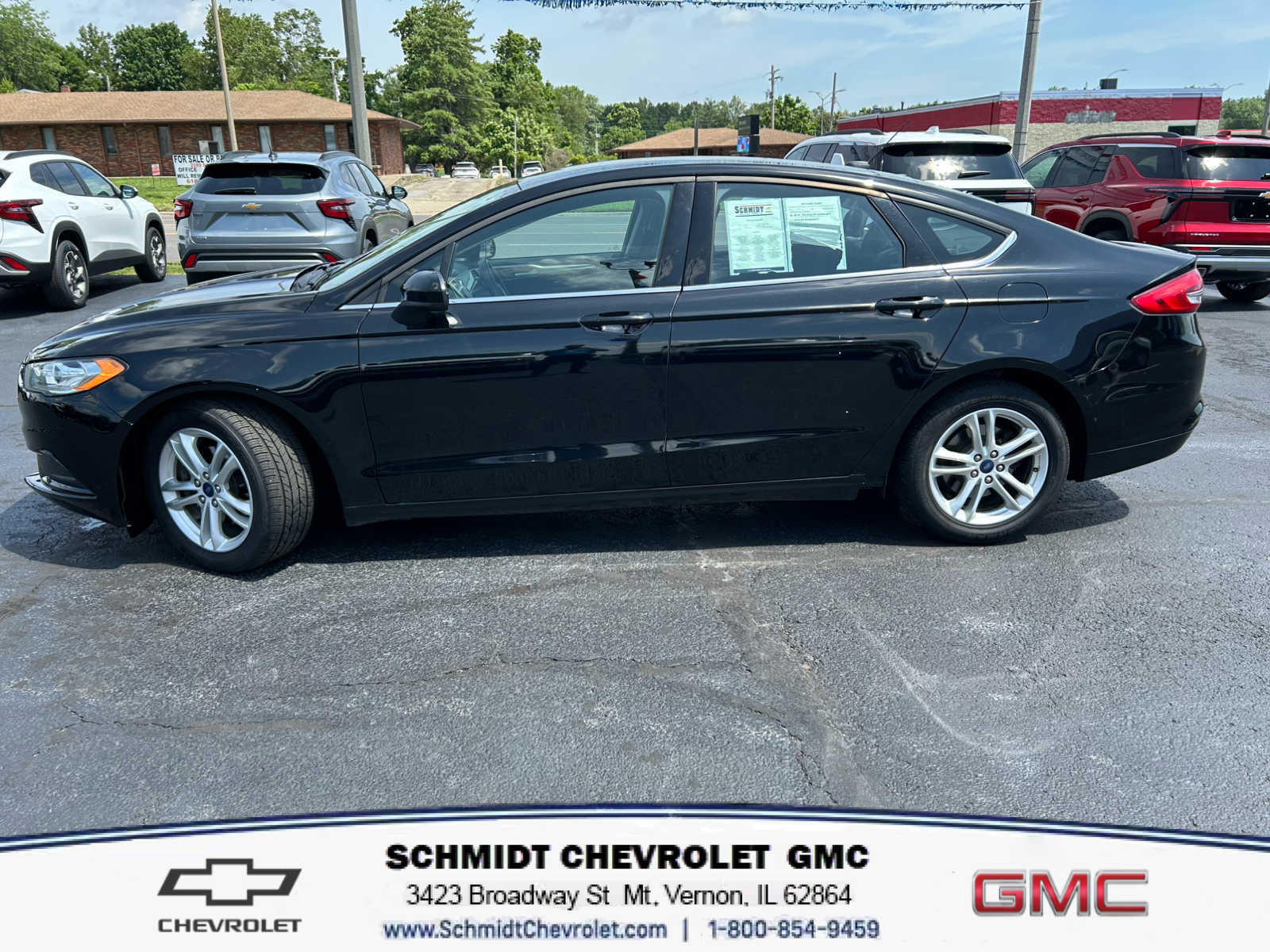 Used 2018 Ford Fusion SE with VIN 3FA6P0H7XJR179498 for sale in Mount Vernon, IL