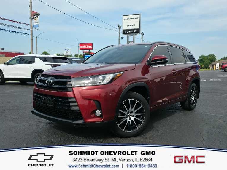 Red 2018 Toyota Highlander SE SUV / Crossover Front-Wheel Drive Automatic