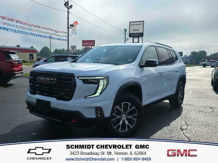 Glacier White Tricoat 2026 GMC Acadia SUV / Crossover Four-Wheel Drive Automatic