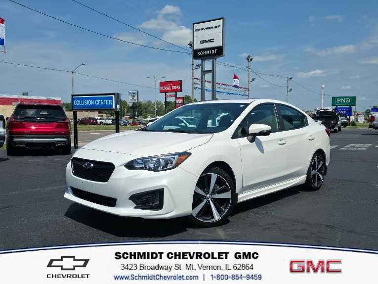 White 2018 Subaru Impreza Sedan All-Wheel Drive Automatic