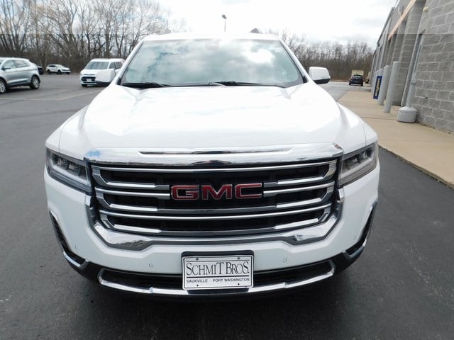 Used 2023 GMC Acadia SLT with VIN 1GKKNUL46PZ211357 for sale in Saukville, WI