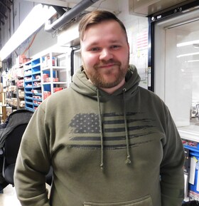 Staff member Kaleb Knepprath from ID_53f091