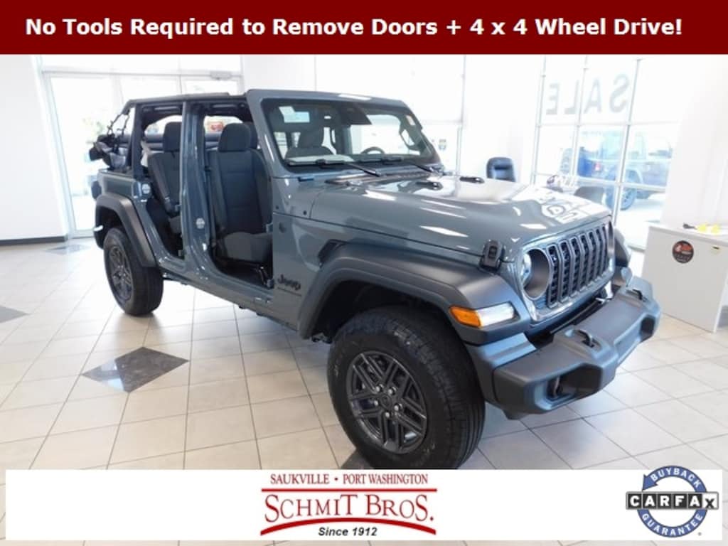 New 2026 Jeep Wrangler 4-DOOR SPORT S Sport Utility