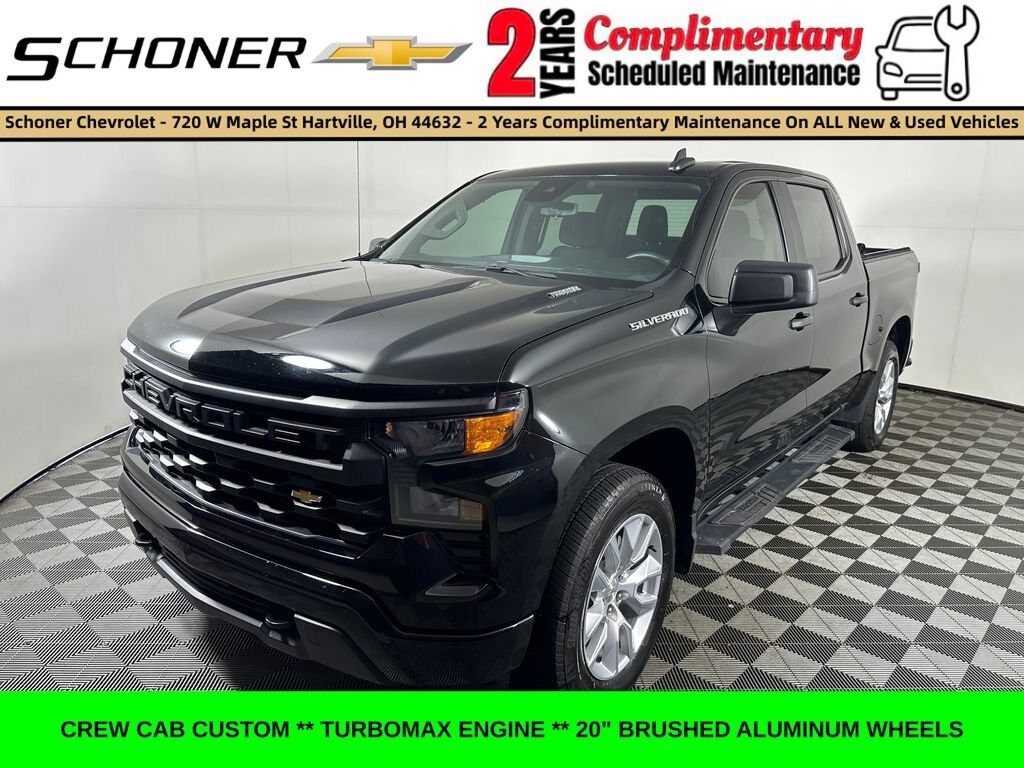 Used 2024 Chevrolet Silverado 1500 Custom Truck Crew Cab