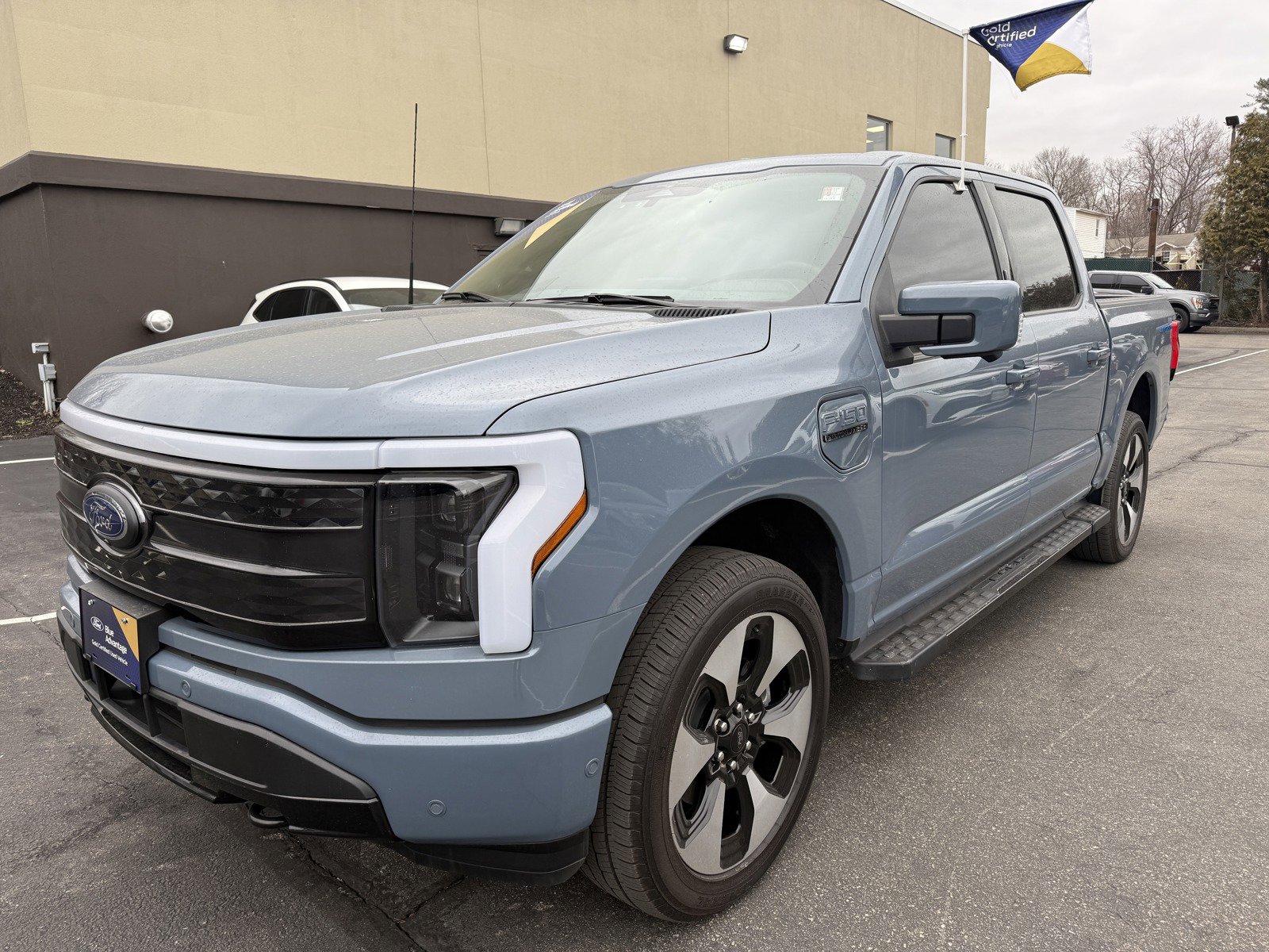 Certified 2023 Ford F-150 Lightning Platinum with VIN 1FT6W1EV1PWG12394 for sale in West Haverstraw, NY