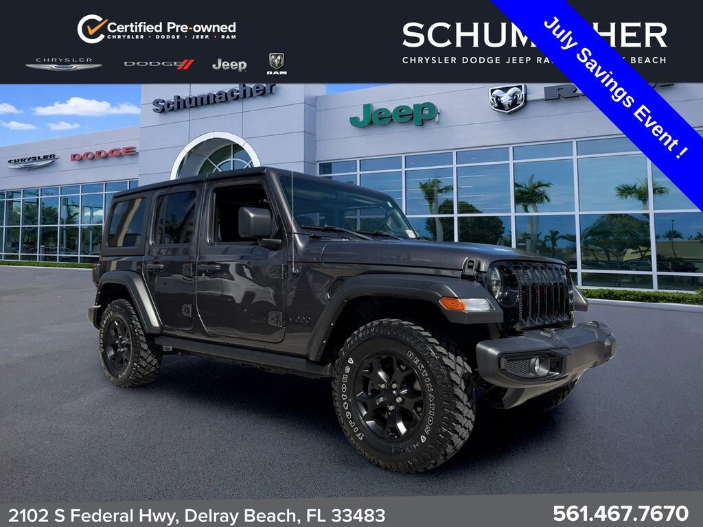 Certified 2022 Jeep Wrangler Unlimited Sport SUV
