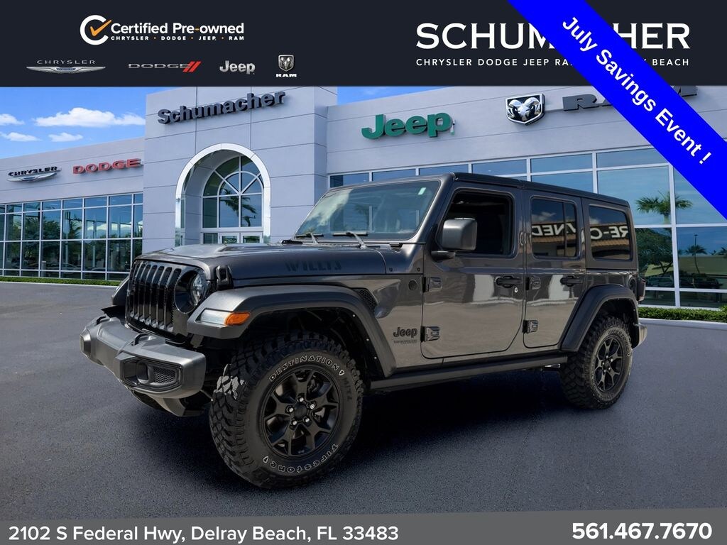 Certified 2022 Jeep Wrangler Unlimited Sport SUV