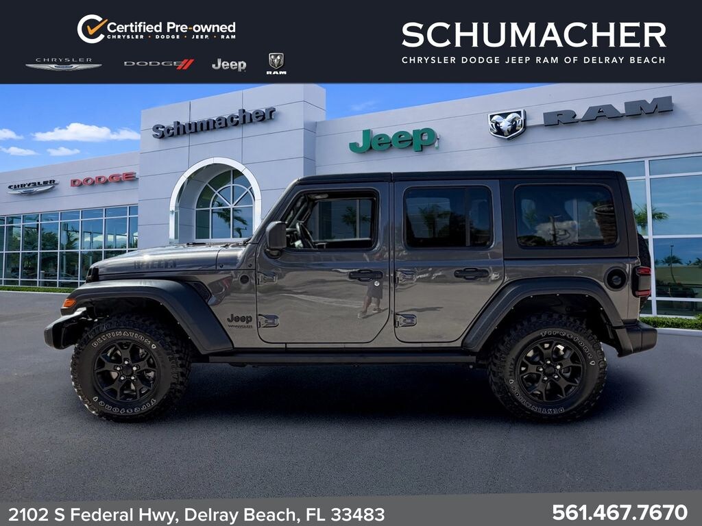 Certified 2022 Jeep Wrangler Unlimited Sport SUV