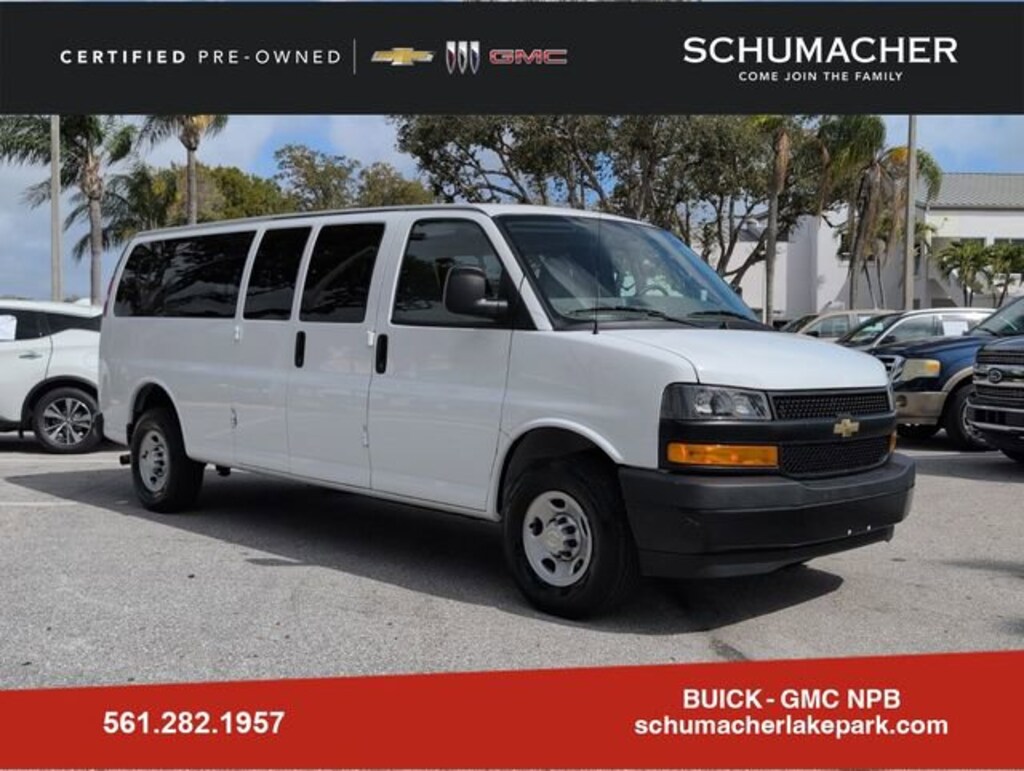 Certified 2022 Chevrolet Express Passenger 3500 1LS Van