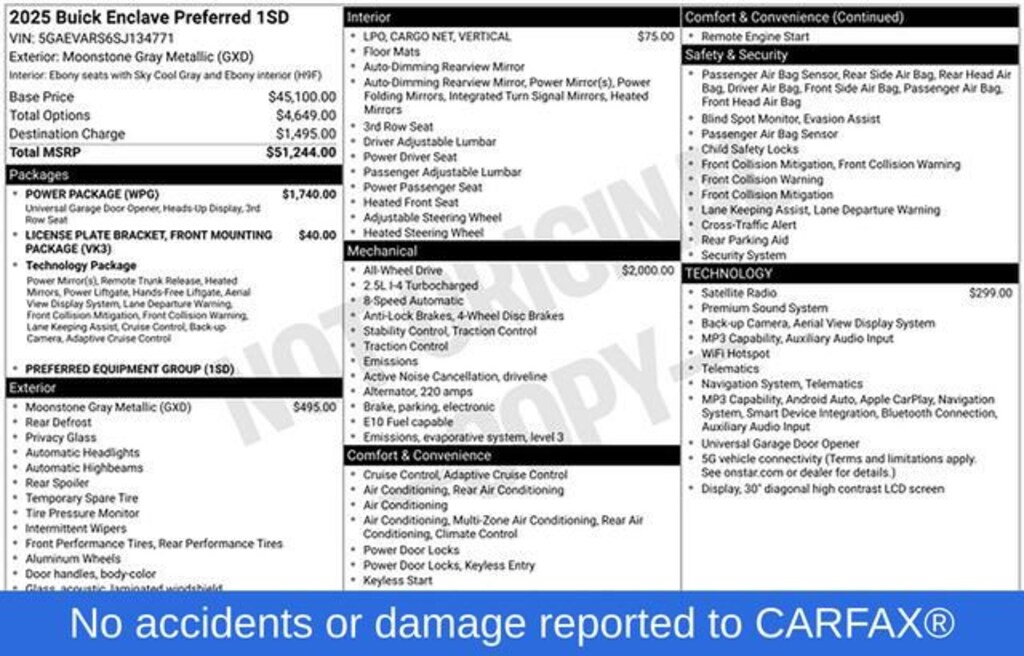 Used 2025 Buick Enclave Preferred SUV