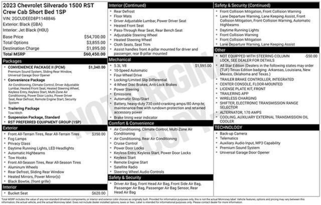Used 2023 Chevrolet Silverado 1500 RST Truck