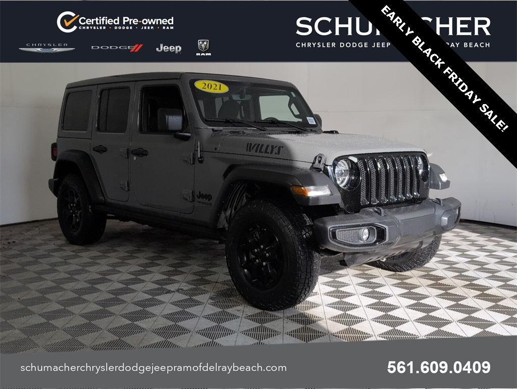 Certified 2021 Jeep Wrangler Unlimited Sport SUV