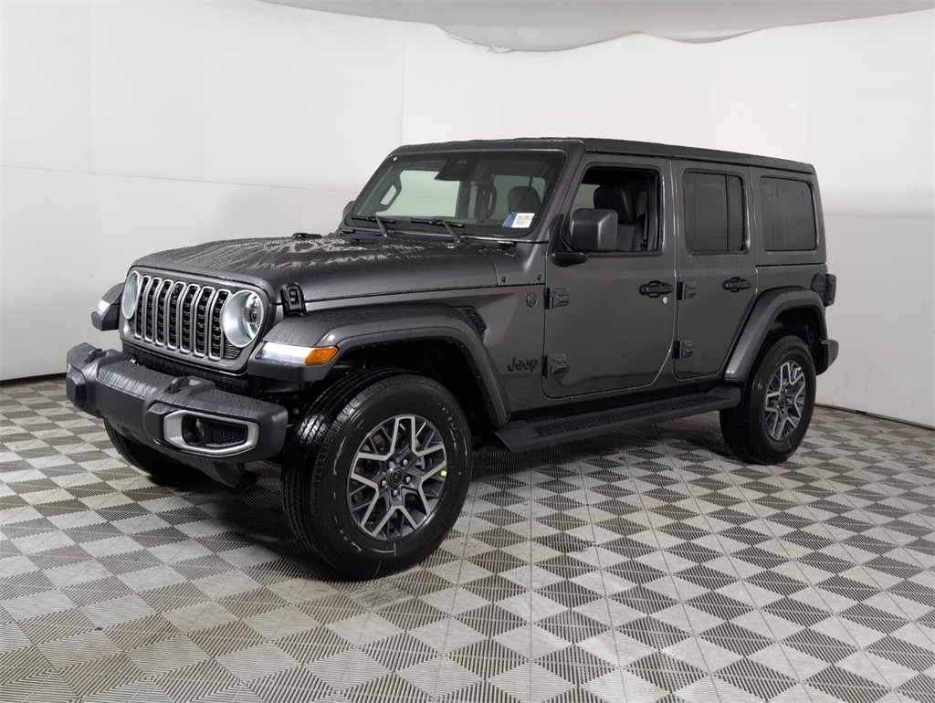 New 2025 Jeep Wrangler 4-DOOR SAHARA Sport Utility