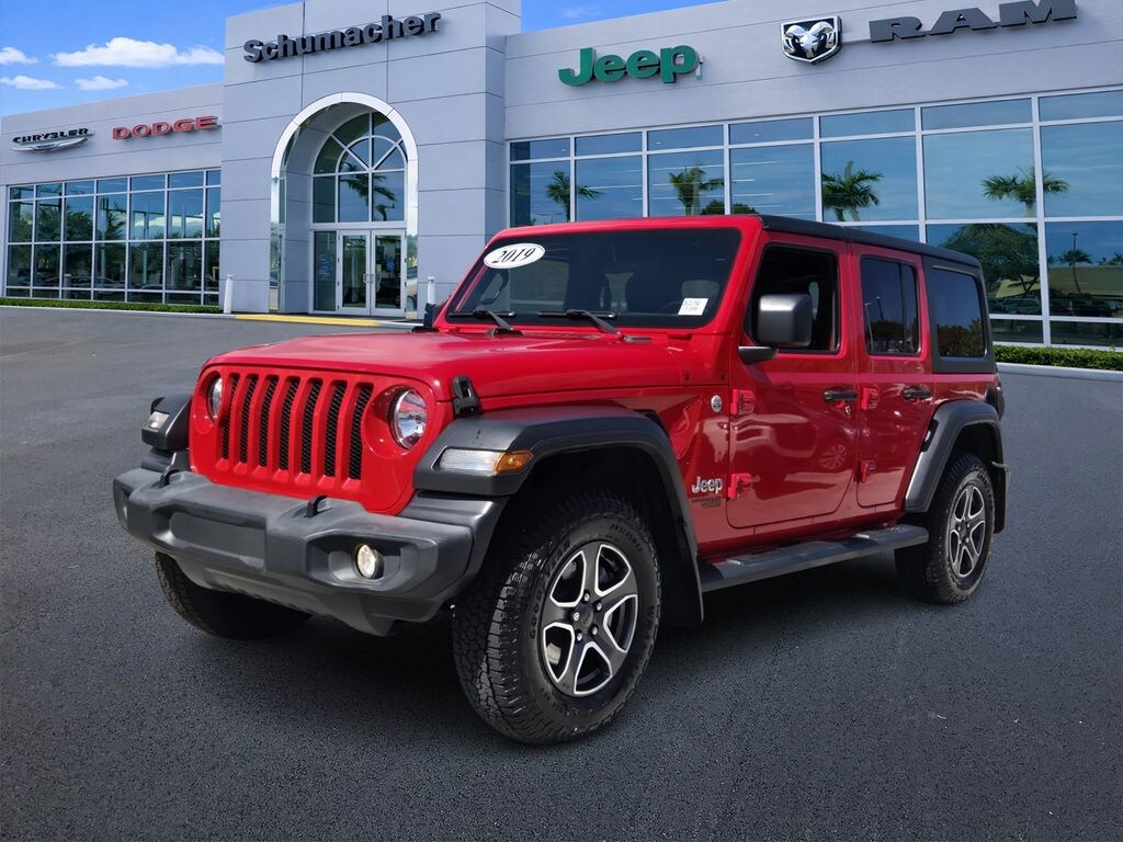 Used 2019 Jeep Wrangler Unlimited Sport 4x4 SUV