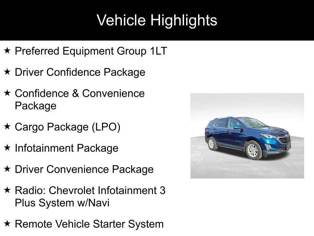 Used 2019 Chevrolet Equinox LT with VIN 2GNAXUEV8K6213193 for sale in Little Falls, NJ