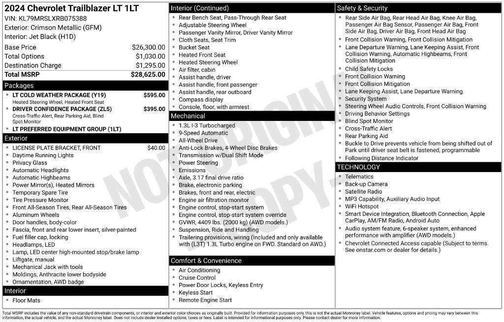 2024 Chevrolet TrailBlazer LT - Photo 5