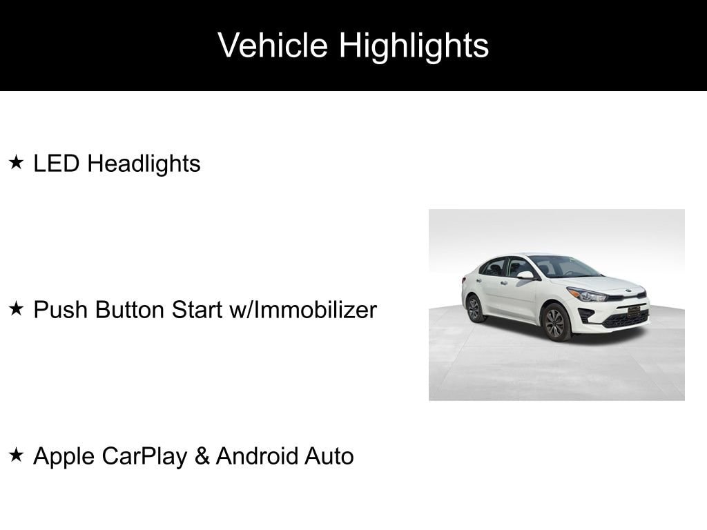 Used 2021 Kia Rio S with VIN 3KPA24AD9ME423695 for sale in Little Falls, NJ