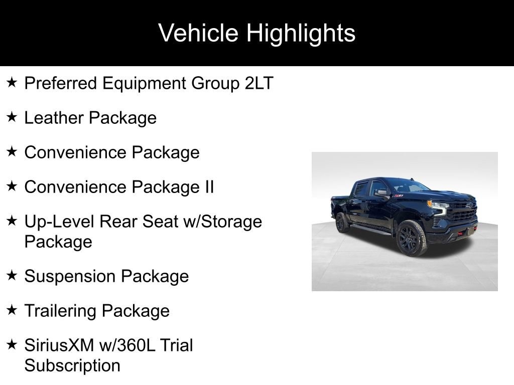 Certified 2025 Chevrolet Silverado 1500 LT Trail Boss Truck Crew Cab