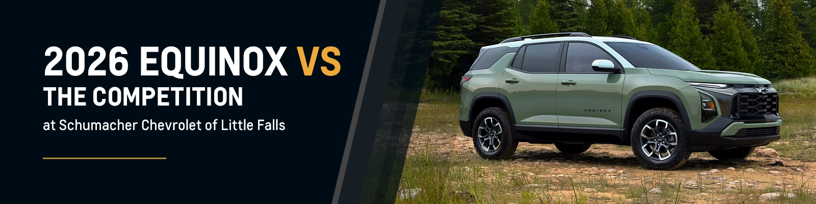 Chevrolet Equinox Competitors - Schumacher Chevrolet of Little Falls