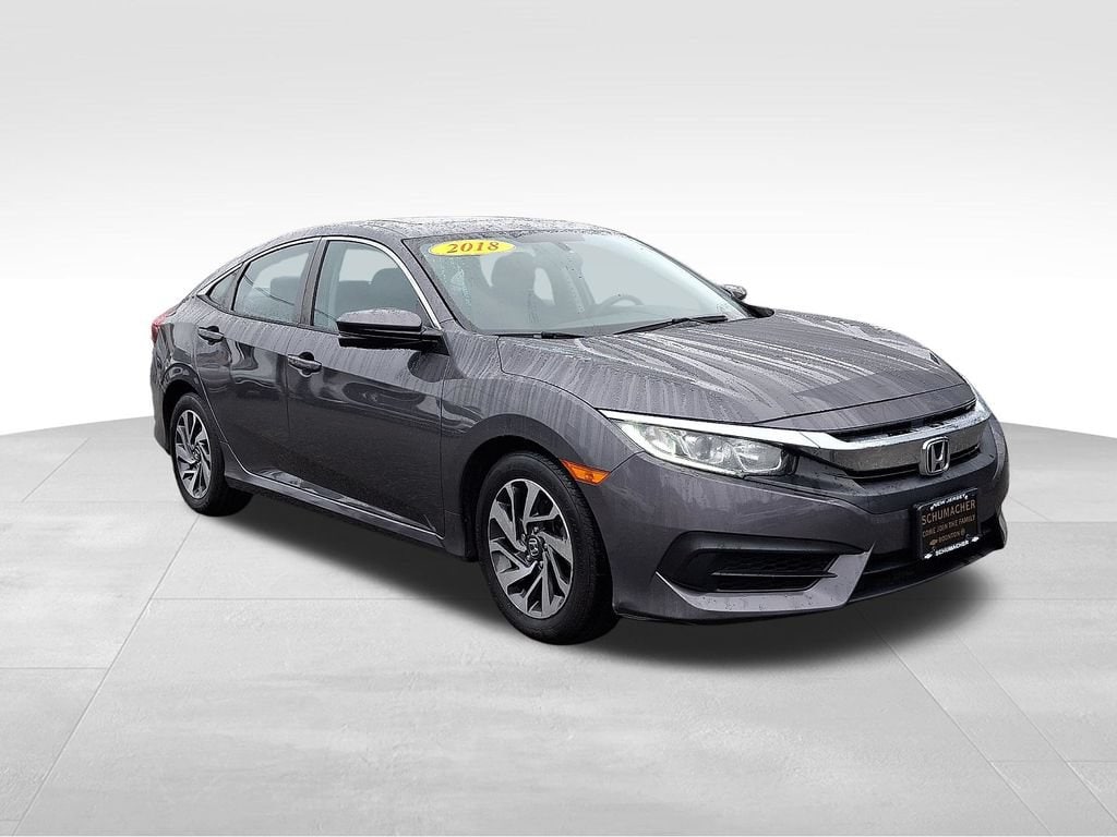 Used 2018 Honda Civic EX Sedan