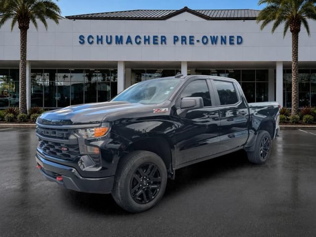 Used 2022 Chevrolet Silverado 1500 Custom Trail Boss Truck Crew Cab