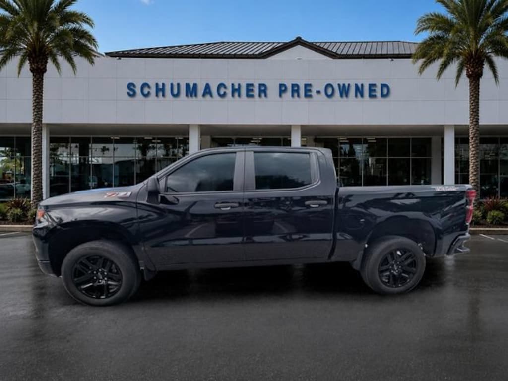 Used 2022 Chevrolet Silverado 1500 Custom Trail Boss Truck Crew Cab