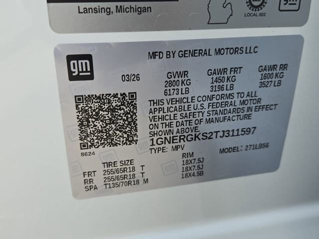 2026 Chevrolet Traverse LT - Photo 20