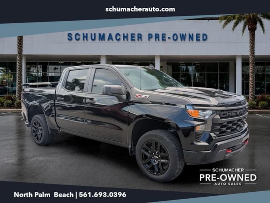 Used 2022 Chevrolet Silverado 1500 Custom Trail Boss Truck Crew Cab