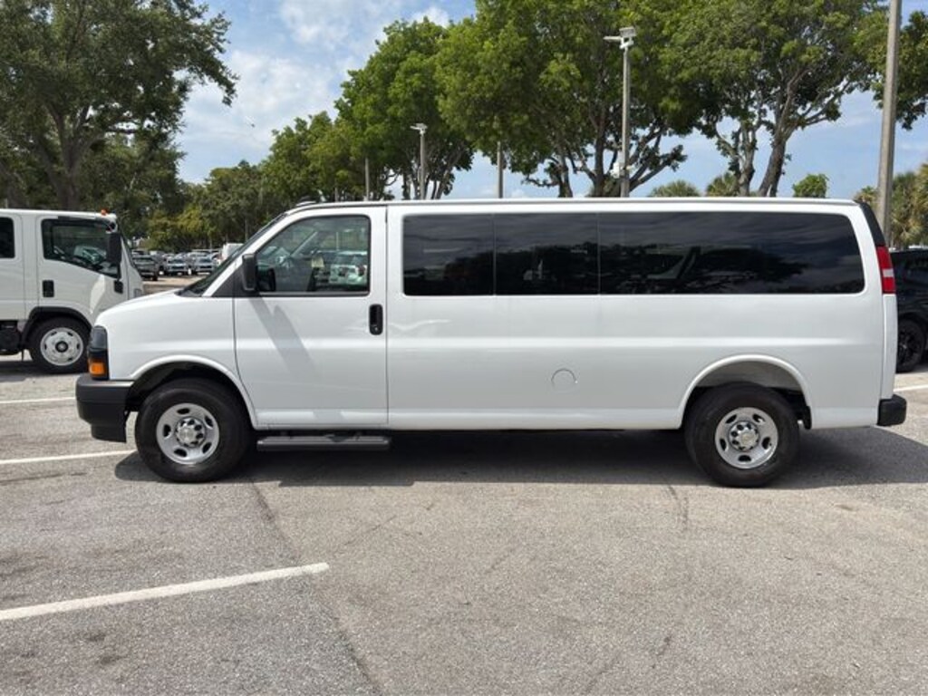 Certified 2025 Chevrolet Express Cargo 3500 LS Van Extended Passenger Van