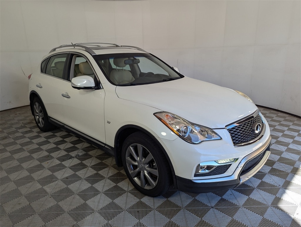 Used 2017 INFINITI QX50 Base with VIN JN1BJ0RP4HM389531 for sale in Delray Beach, FL