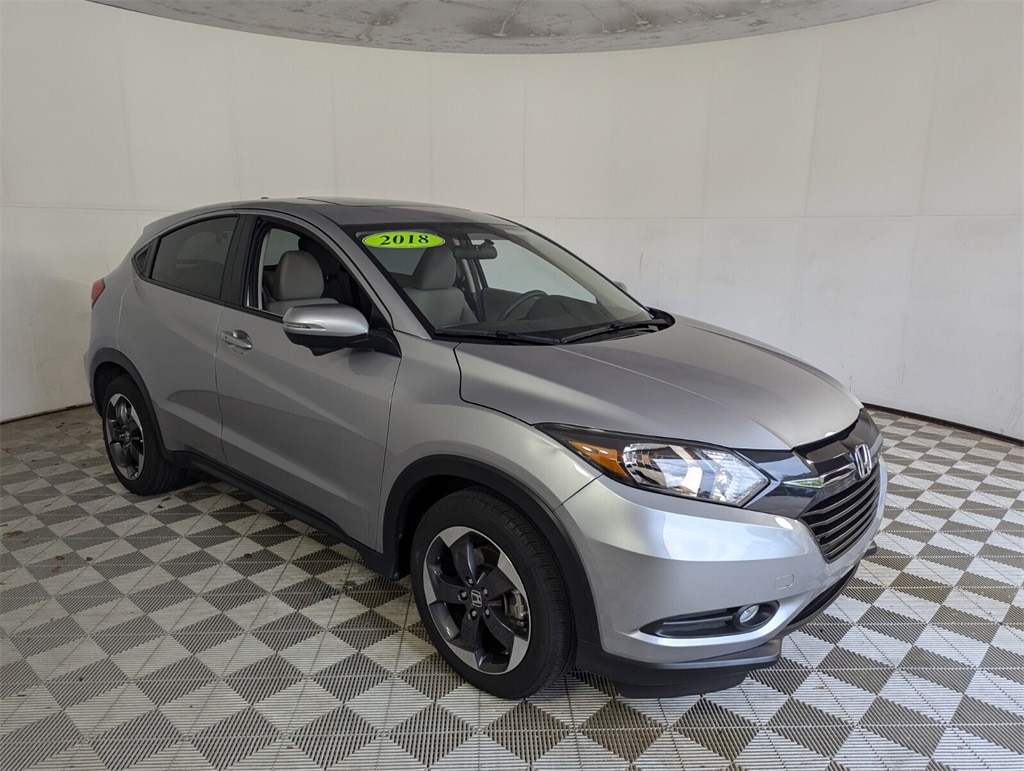 Used 2018 Honda HR-V EX with VIN 3CZRU5H54JM711976 for sale in Delray Beach, FL